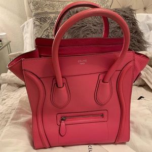 Celine pink handbag